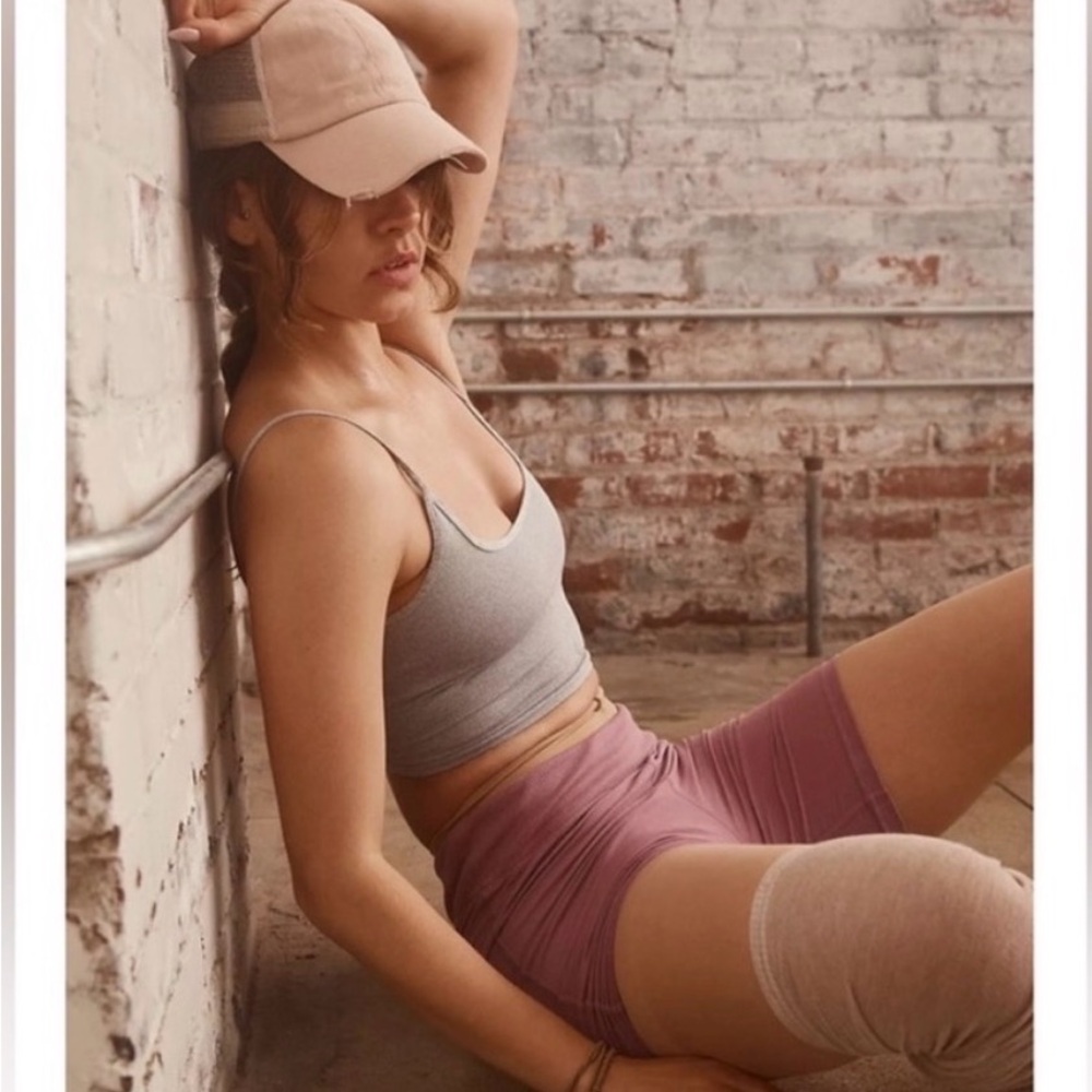 FP Movement Tighten Up U-Back Tank Top- Heather Gray - Picture 5 of 10